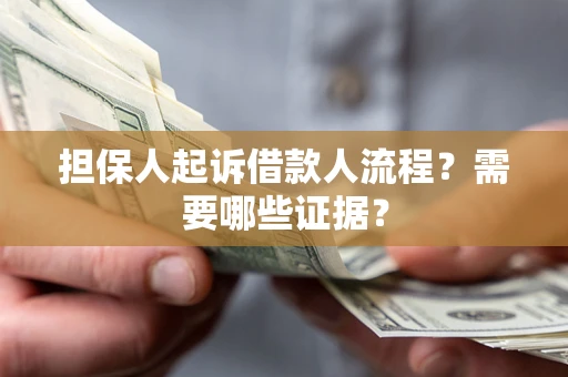 北京担保人起诉借款人流程？需要哪些证据？